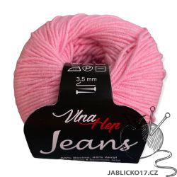 Háčkovací příze Jeans růžová