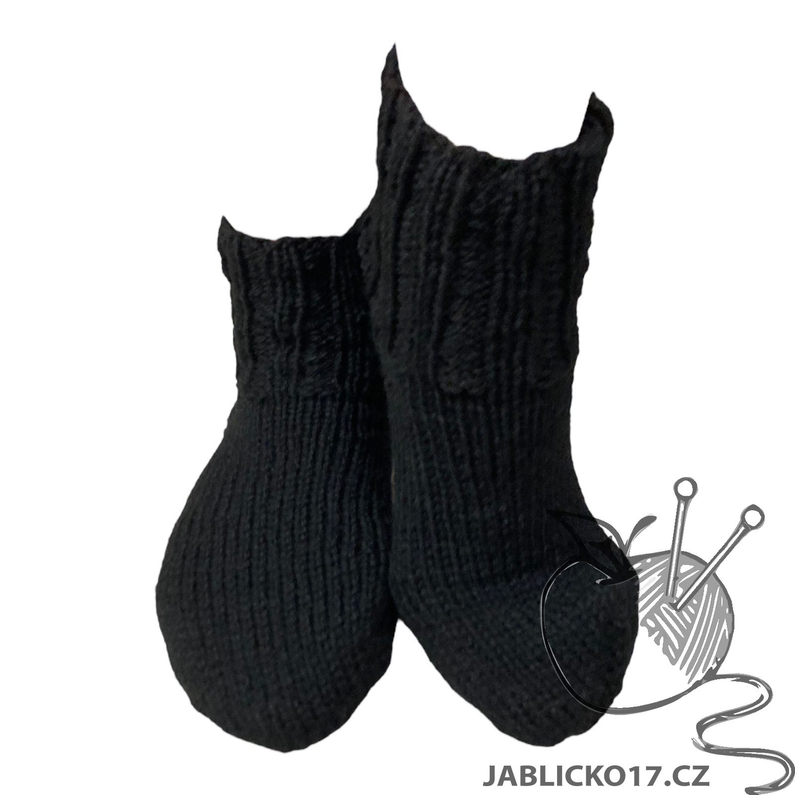 Kotníkové ponožky - černá