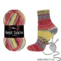 Best Socks - fialovo šedá melírovaná