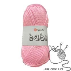 Pletací příze Baby - růžovo fialová