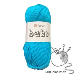 Pletací příze Baby - modrá