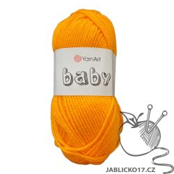 Pletací příze Baby - slunečnice