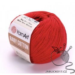 Baby cotton - červená